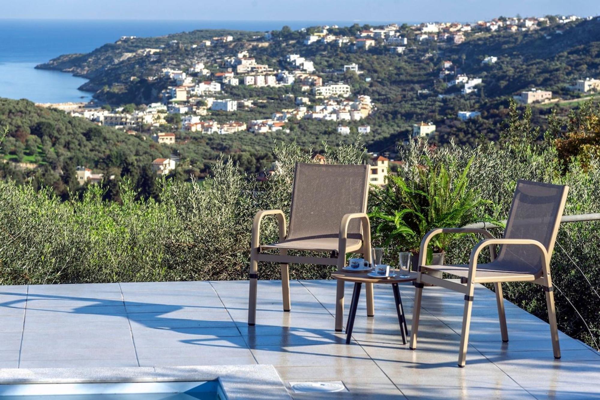 Villa Konstantinos Hilltop Vineyard Escape Almirida Dış mekan fotoğraf