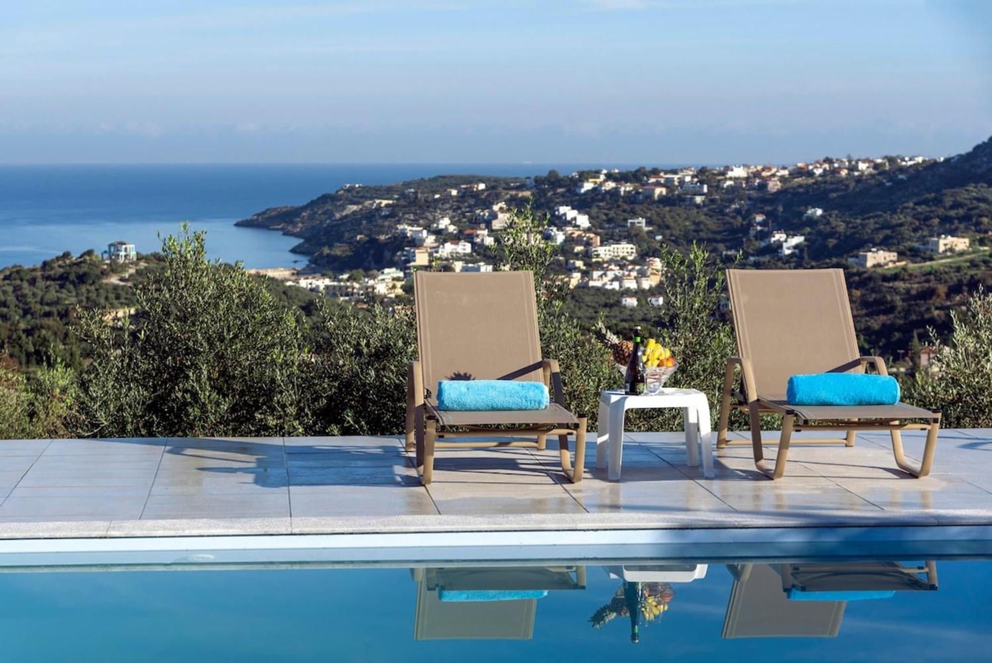 Villa Konstantinos Hilltop Vineyard Escape Almirida Dış mekan fotoğraf