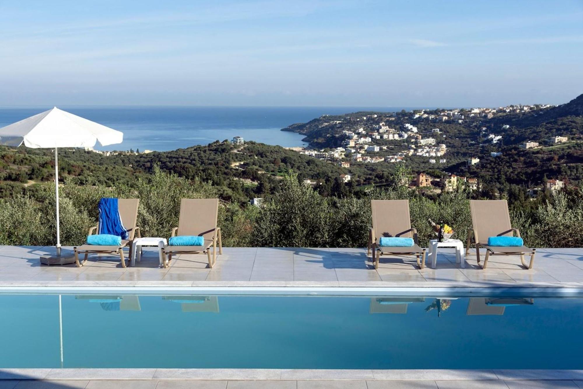 Villa Konstantinos Hilltop Vineyard Escape Almirida Dış mekan fotoğraf