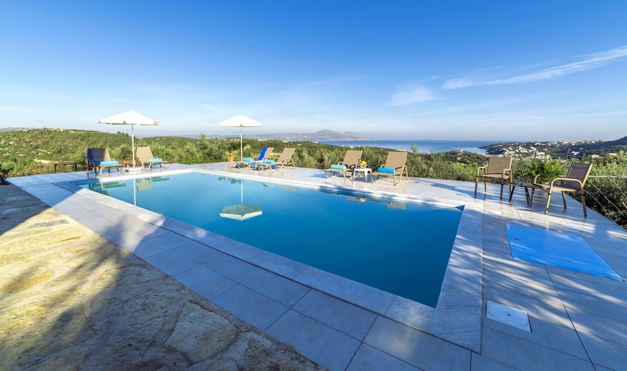 Villa Konstantinos Hilltop Vineyard Escape Almirida Dış mekan fotoğraf