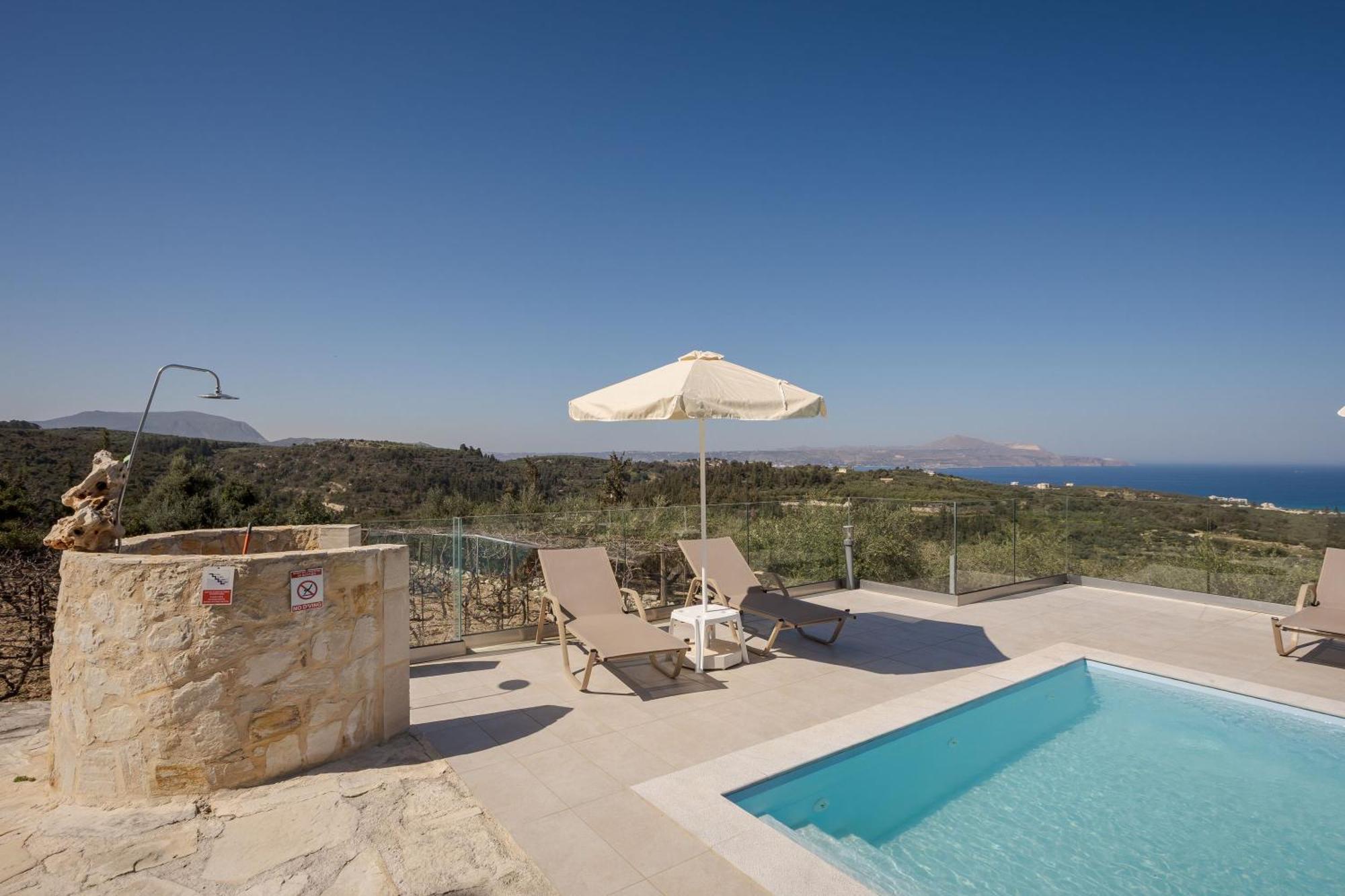 Villa Konstantinos Hilltop Vineyard Escape Almirida Dış mekan fotoğraf