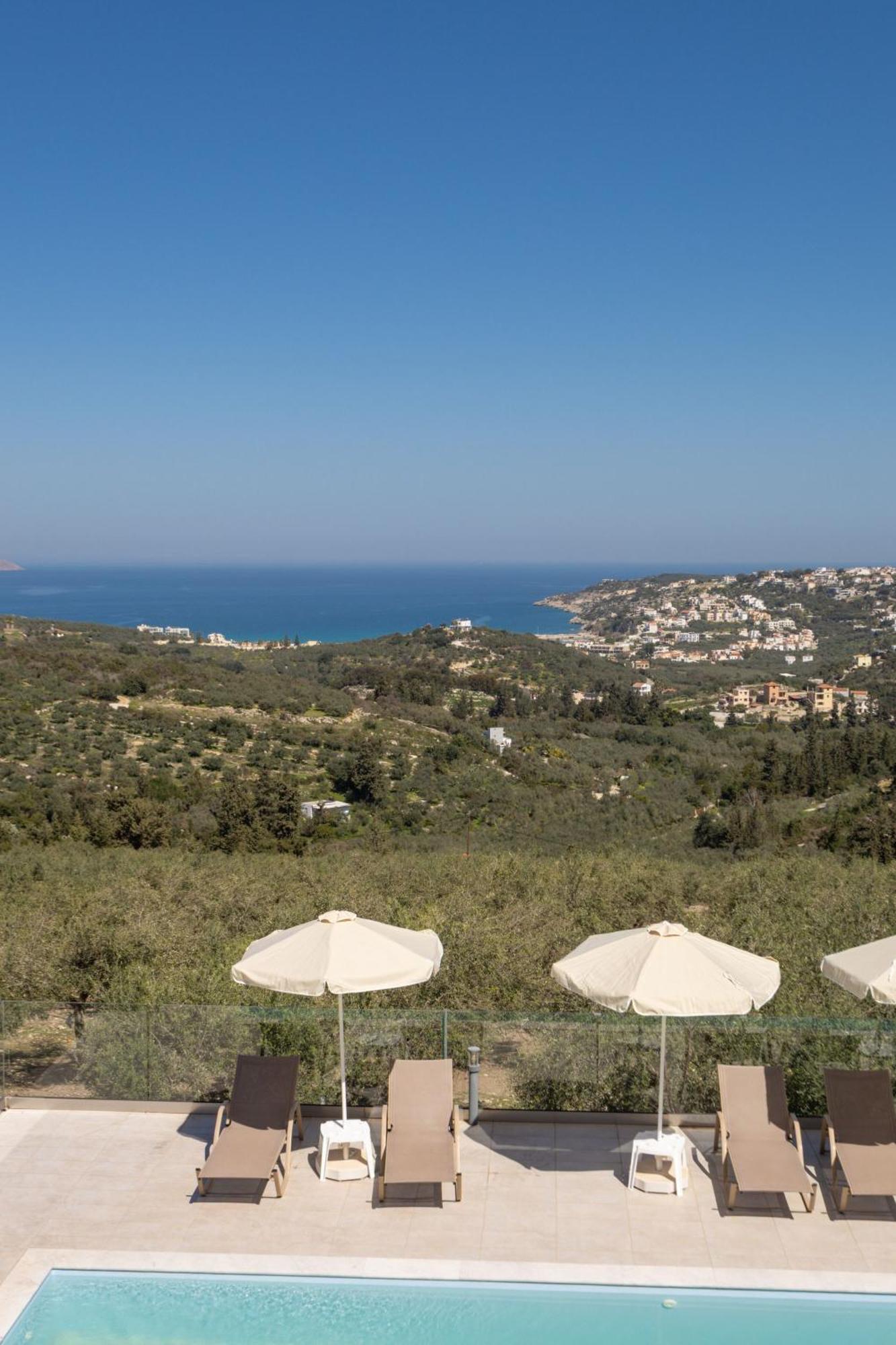 Villa Konstantinos Hilltop Vineyard Escape Almirida Dış mekan fotoğraf