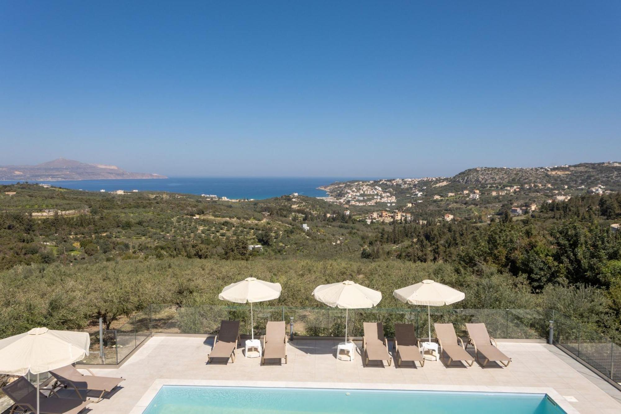 Villa Konstantinos Hilltop Vineyard Escape Almirida Dış mekan fotoğraf