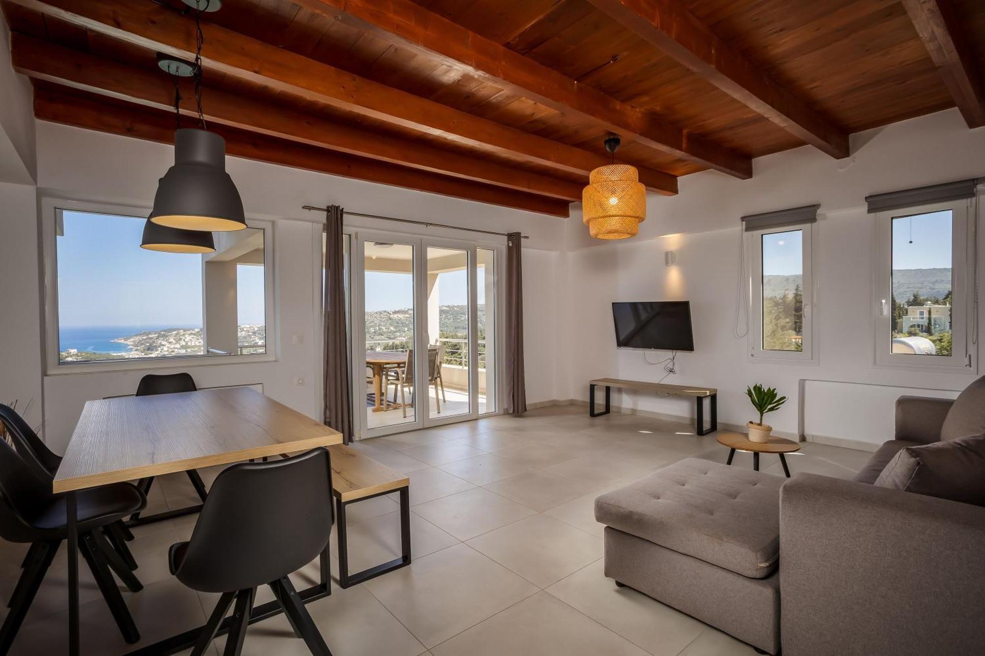 Villa Konstantinos Hilltop Vineyard Escape Almirida Dış mekan fotoğraf