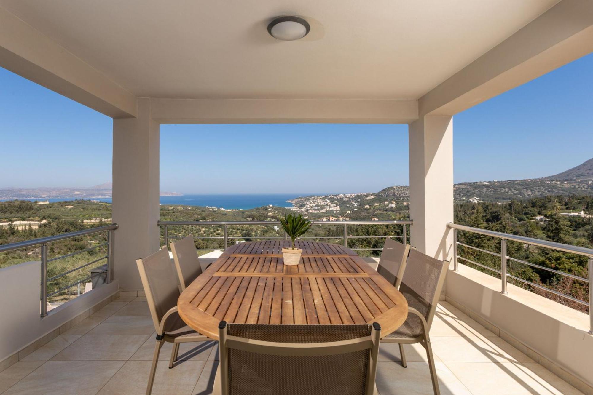 Villa Konstantinos Hilltop Vineyard Escape Almirida Dış mekan fotoğraf