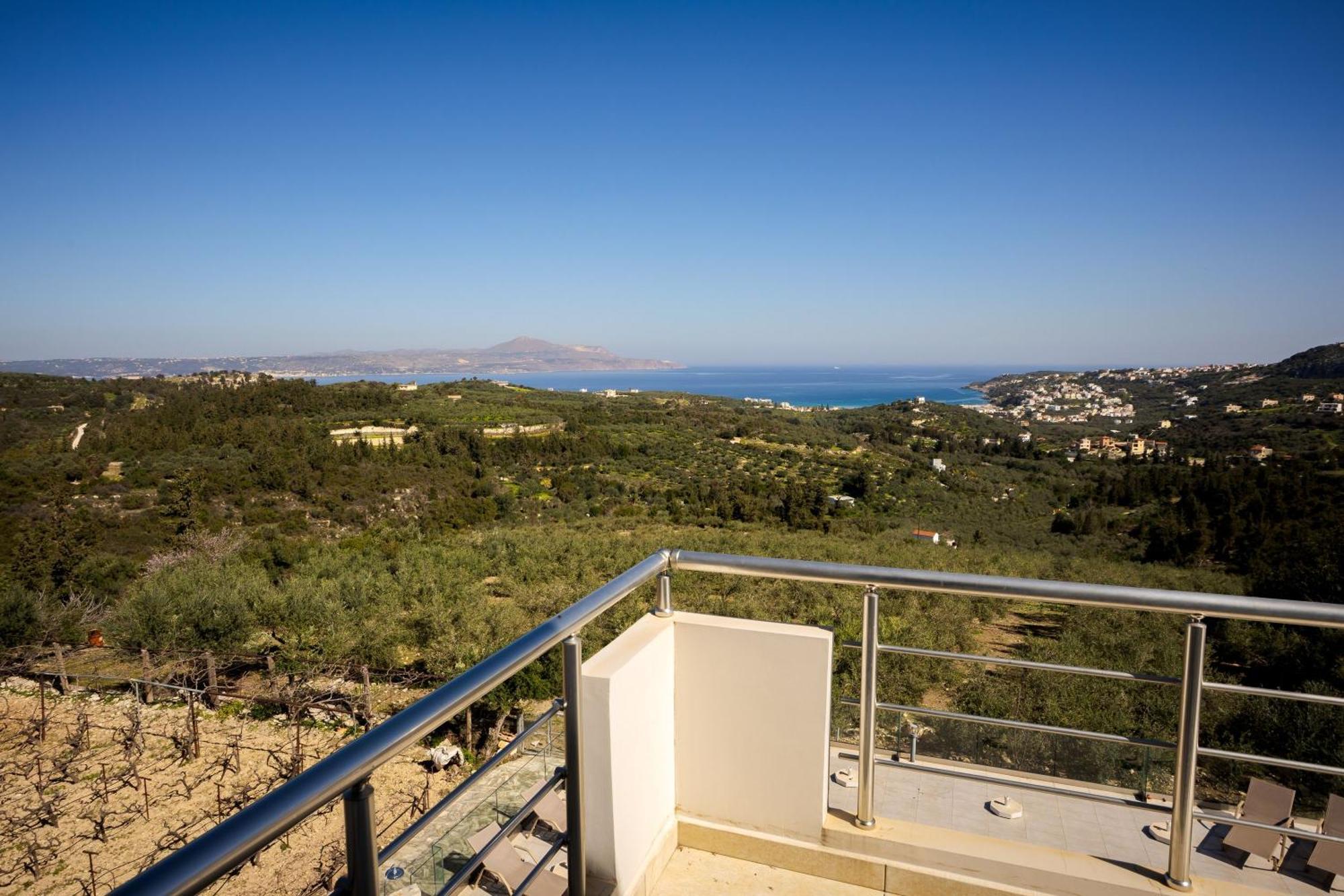 Villa Konstantinos Hilltop Vineyard Escape Almirida Dış mekan fotoğraf