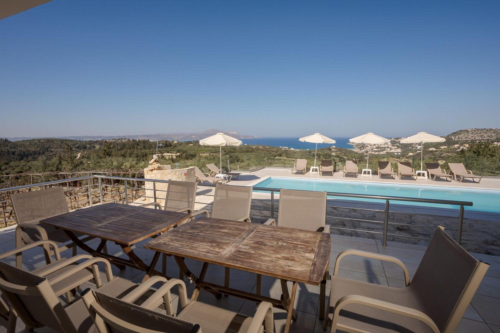 Villa Konstantinos Hilltop Vineyard Escape Almirida Dış mekan fotoğraf